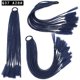 thumbnail image 1 of Zhuge 2 piezas de extensiones de cabello trenzado de colores, accesorios para extensiones de cabello trenzado con bandas de goma sintéticas para mujeres, azul Nvay, 1 of 2