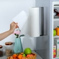 YIGII Black Paper Towel Holder for Refrigerator Strong