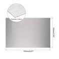 thumbnail image 2 of Unique Bargains Sublimation Metal Blanks 4x6 Inch Aluminum, Wire Drawing Silver, 2 Pieces, 2 of 6