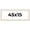 Charleston White, variant on 45x15 Frame White Real Wood Picture Frame Width 1.5 inches | Interior Frame Depth 0.5 inches |