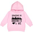 thumbnail image 2 of Inktastic Houston Texas Someone Loves Me Skyline Toddler Hoodie, 2 of 4