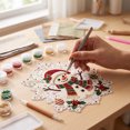 thumbnail image 6 of Christmas Pearl Diamond Art Painting Suncatcher Kit, DIY Christmas Pearl Diamond Hanging Ornament Set, 3D Acrylic Snowflake Sun Catcher for Home Wall Decor, 6 of 8