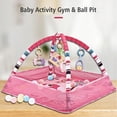 thumbnail image 5 of Almohadilla de rastreo Actividad para bebés Gimnasio y piscina de bolas Combinación Actividad para bebés Gimnasio y piscinas de bolas Juguetes para colgar Squeak Sonajeros 18 bolas Exploraci 1 1, 5 of 5
