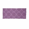 thumbnail image 2 of Floral Neck Gaiter, Lace Trippy Flowers Leaf, Unisex, Magenta Pink Plum, by Ambesonne, 2 of 3