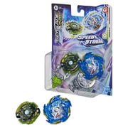 Beyblade Burst Surge Speedstorm Evo Helios Blazebringer and Jormuntor J6 Spinning Top Pack
