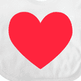thumbnail image 4 of Inktastic Valentine's Day Red Heart Boys or Girls Baby Bib, 4 of 4