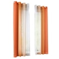 thumbnail image 3 of 2 uds. Cortinas de ventana transparente ancho Total 280 cm/110,23 pulgadas naranja- Naranja- Talla S Zulema Cortina de ventana transparente, 3 of 3