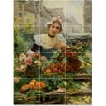 thumbnail image 1 of Ceramic Tile Mural-Louis Marie Schryver Women Painting 226. 18" w x 24" h using (12) 6 x 6 ceramic tiles, 1 of 3