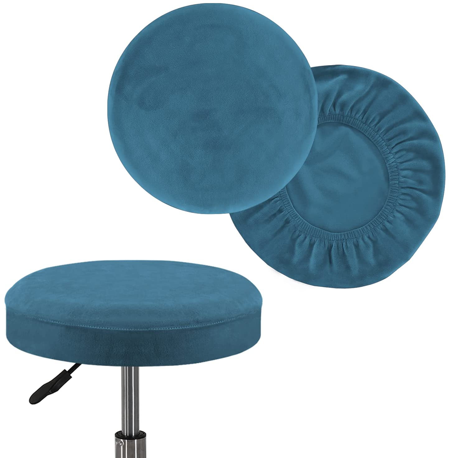 Details about   Bar Stool Cover Round Chair Cover Washable Elastic Stool Cushion Slipcover 