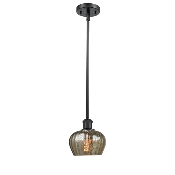 Innovations 516-1S-BK-G96-LED Fenton 1 Light Pendant part of the Ballston Collection, Matte Black
