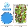 thumbnail image 2 of [Recipiente de almacenamiento de alimentos] HOMETALL, paquete de 6, 950 ml, sin BPA, 2 of 7