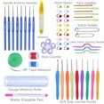 thumbnail image 5 of Crochet Hook Kit DIY Ergonomic Knitting Needle Crochet Accessory Set with Case, 5 of 5