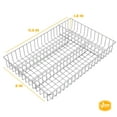 thumbnail image 4 of YBM HOME Metal Wire Chrome Plated Kitchen Drawer Serving Utensils, Flatware, Cutlery Desk and Office, 4 of 4