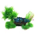 thumbnail image 1 of Plantas de acuario de tama?o peque?o Decoración de plástico y decoración de adorno de barco de poliresina de barco Hecho de resina, material duradero y nuevo, 1 pieza LingWen 8390614131484, 1 of 1