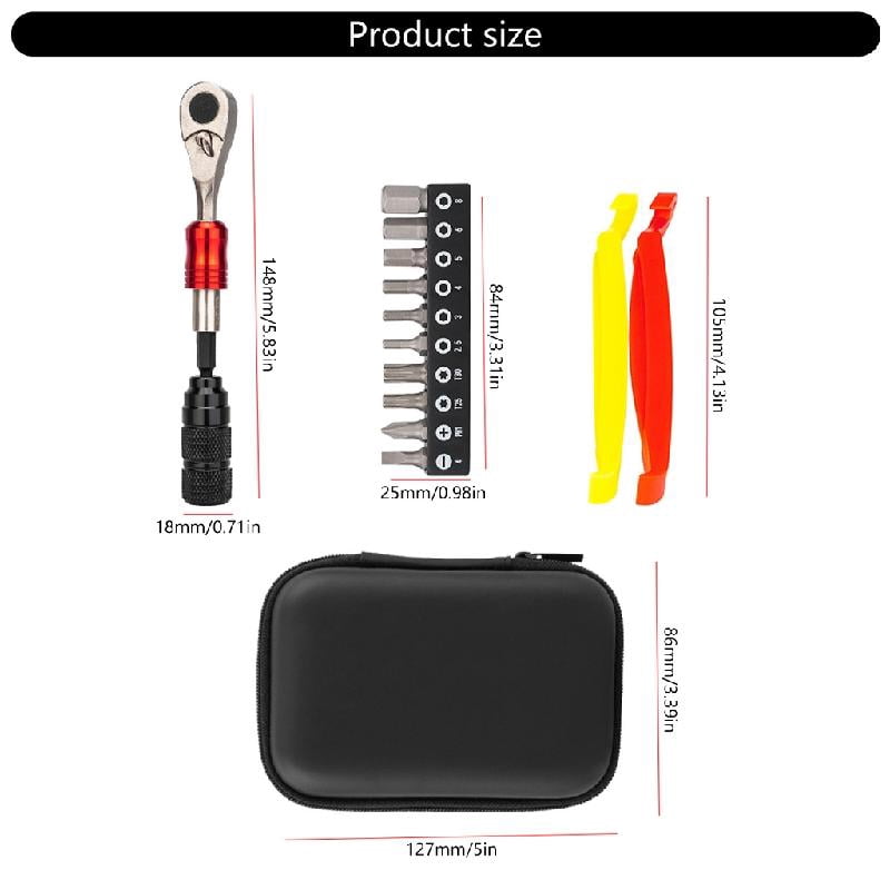 Zeiwohndc Portable Spanners Bicycles Torque Wrench Screwdriver Cycling Accessories