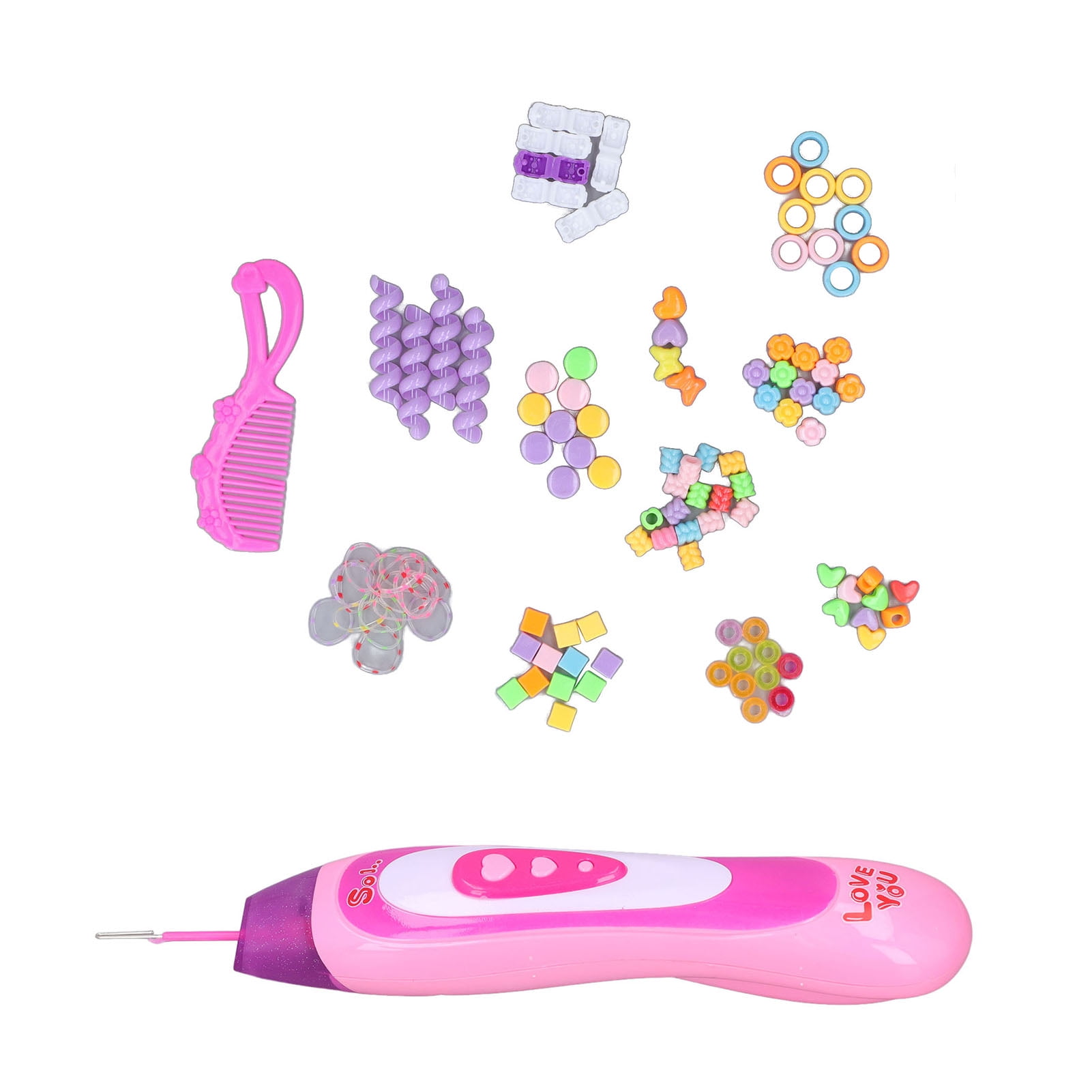 Hair Braiding Machine, Hair Braider Ergonomic Handle Colorful Accessories For Kids