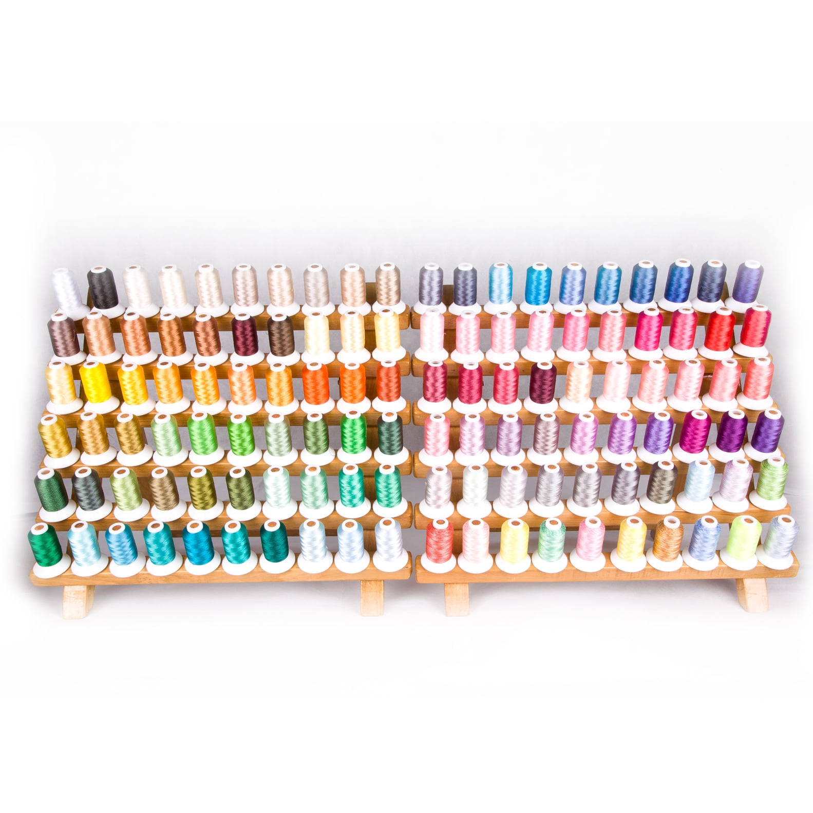 simthread Simthread 32 Madeira Colors Polyester Embroidery Machine Thread  Kit 500M (550Y) Similar to Madeira Robinson-Anton Color 