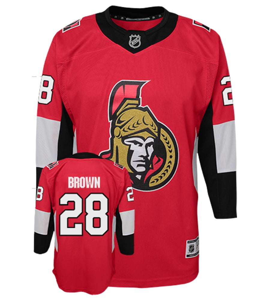 brown hockey jersey