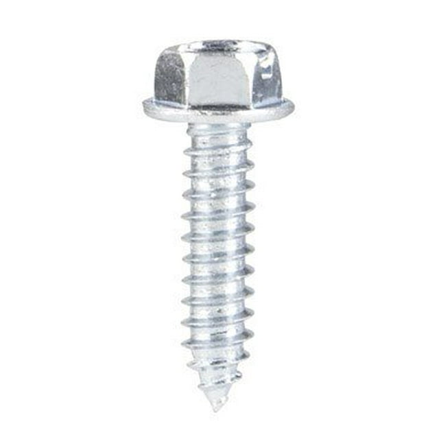 Hillman Sheet Metal Screws No. 14 X 1 " Hex Head/Slotted Hex Head Box 100