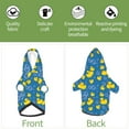 thumbnail image 6 of Honeii Rubber Duck Print Small Dog Hoodies Pet Hooded Sweatshirts Fall Winter Puppy Cat Sweaters Warm Clothes for Small Dogs Outfits Costume-X-Small, 6 of 7