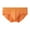 Orange, variant on KHONTS Men's Briefs Solid Color Athletic Underwear Breathable Soft Jockstrap Underpants for Sport Gym White XL