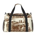 thumbnail image 1 of Disketp Train Bolsa de Viaje Tipo Duffle, Bolso de Mano para Fin de Semana para Mujer, Bolsa de Gimnasio Ligera para Hombre, Esencial para Viajes, 1 of 7