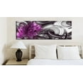 thumbnail image 2 of Tiptophomedecor Glamour Canvas Wall Art - Purple Depth - Stretched & Framed Ready To Hang Art, 2 of 3