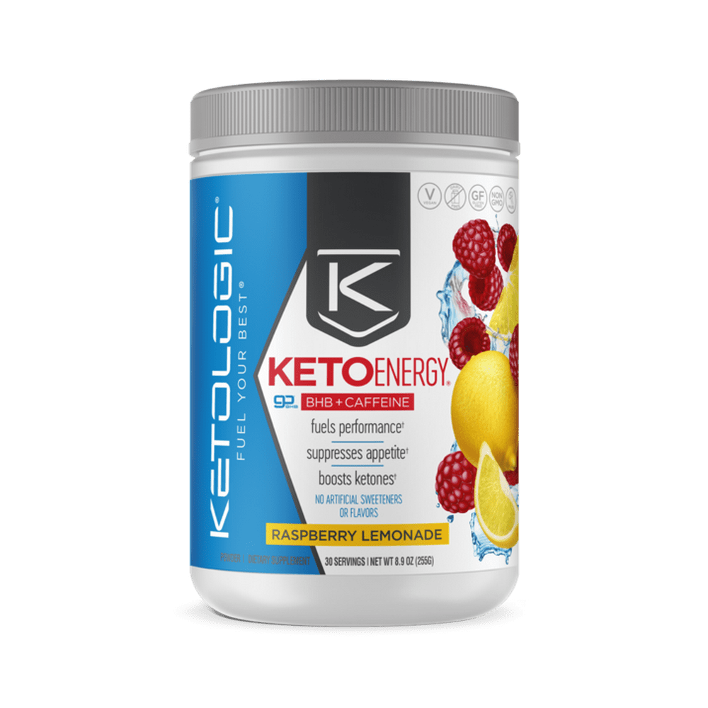 Ketologic Bhb Exogenous Ketones Caffeine Supplement Raspberry Lemonade 30 Servings Walmart 