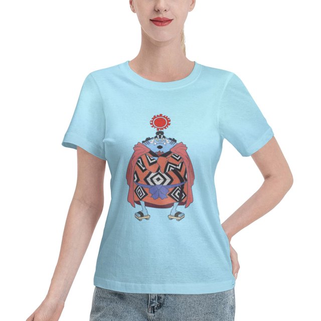 T-Shirt Basique à Manches Courtes pour Femmes une Pièce Jinping