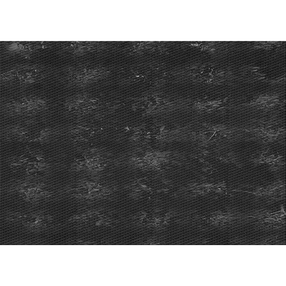 Ahgly Company Indoor Rectangle Patterned Midnight Gray Area Rugs, 2' x 5'