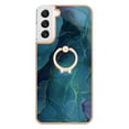 thumbnail image 4 of Allytech for Samsung Galaxy A05s Case 6.7 inch, [Rotation Ring Kickstand] IMD Frame Shockproof Soft Silicone Drop Protective Women Men Slim Marble Cover for Samsung Galaxy A05s, Green, 4 of 10