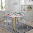 thumbnail image 5 of Cupcake Cherry Elastic Round Tablecloth - Waterproof & Oil-Resistant Polyester Fabric, Elastic Hem Fits 40-44 Inch Round Tables, Wrinkle-Free for Indoor/Outdoor Use, 5 of 6