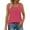 Hot Pink, variant on Timegard Tank Top for Women Square Neck Sleeveless Tee Comfy Loose Casual Camisole Top Blouse Summer