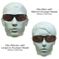 thumbnail image 3 of proSPORT BIFOCAL Sunglass Reader HD Amber Blue Blocker Sport Wrap Around Men Women 2 pairs, 3 of 5