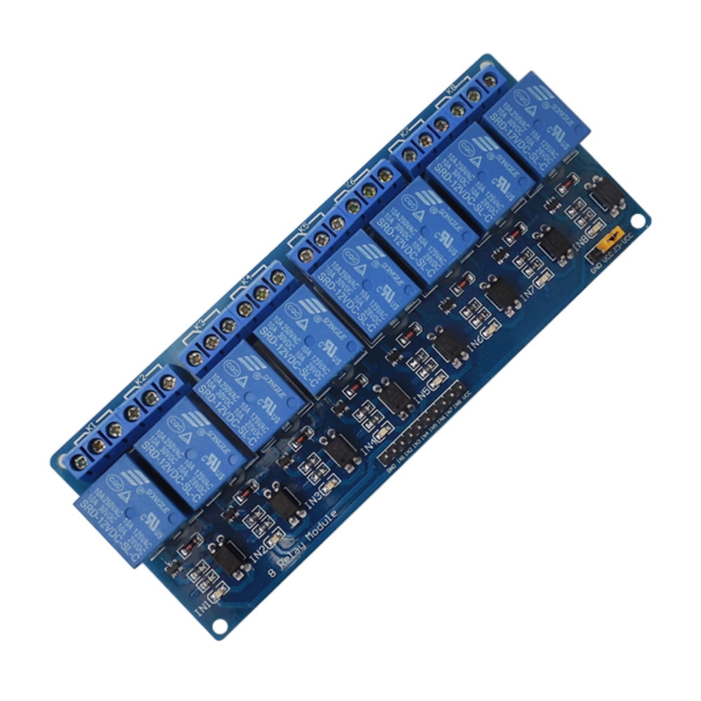 8-Channel 12V Relay Shield Module For Arduino UNO 2560 1280 ARM PIC AVR STM32 Nathan-Ng