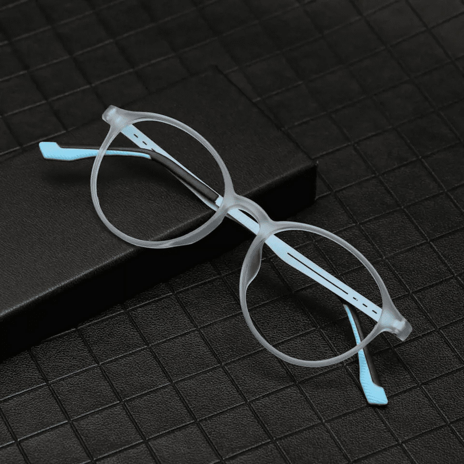 TRARIND TR90 Round Photochromic Reading Glasses Blue Light Blocking, Fashion Sunglasses Presbyopic Readers for Women Men Comfortable Anti Glare Computer Readers Sports Reading Glasses