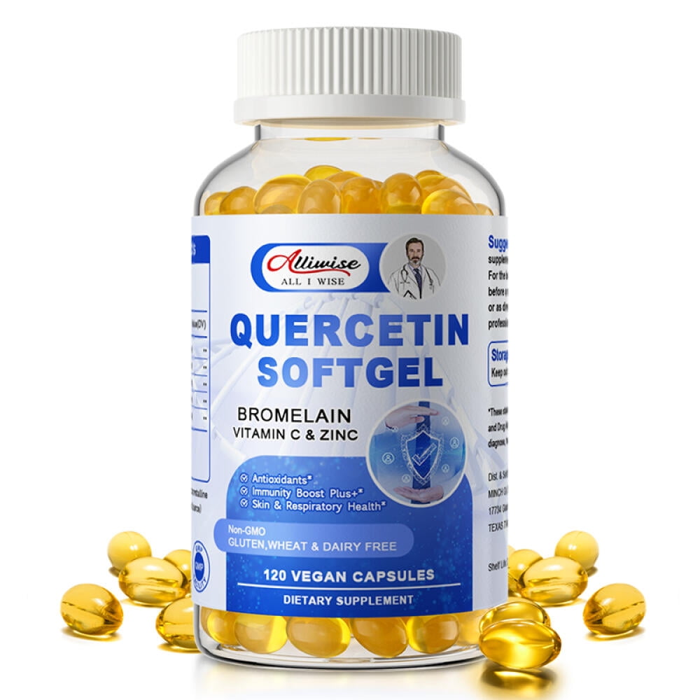 Quercetin 1000 mg - Quercetin Dietary Supplement - 240 Servings (Veggie Caps) - Supports Cardiovascular Health, Immune Health, 2 Pack