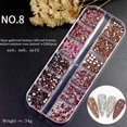 thumbnail image 2 of 8 Ab Nail Rhinestones Gemas Nail Art Diamante Moda Glitter Diy Joyas Encantos, 2 of 5