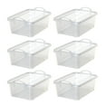 thumbnail image 2 of Life Story 14 Qt Plastic Box (6 Pack) w/ 55 Qt Storage Container (6 Pack), 2 of 8