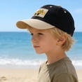 thumbnail image 2 of HNMKIU Washed Kids Baseball Cap With Excavator Design Soft Adjustable Toddler Hat For Boys And Girls Black,2-8 Years, 2 of 5