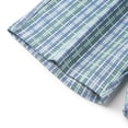 thumbnail image 6 of NIPAXO Boys Short Sets Ombre T-Shirt and Plaid Shorts 2-Piece Summer Outfit Casual Activewear for Boys, Green, Sizes 4-5 years old, 6 of 6