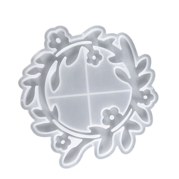 Flexible Silicone Wreath Mold For Rosin Floral Decor & Home Craft Creations