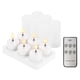 thumbnail image 4 of Velas LED recargables amarillas 6 uds con Control remoto yeacher, 4 of 8