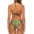 thumbnail image 5 of The Legend Of Zelda Women Bikini Set Sexy Two Pieces Halter String Swimsuit Triangle Briefs Tie Side Bottom, 5 of 7