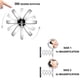 thumbnail image 5 of Espejo de afeitar de pared: espejo de aumento telescópico cromado de acero inoxidable extensible 360° con aumento de 1x y 3x y 2 tornillos, 2 tacos y brazo plegable para maquillaje, baño, dormitorio, 5 of 8