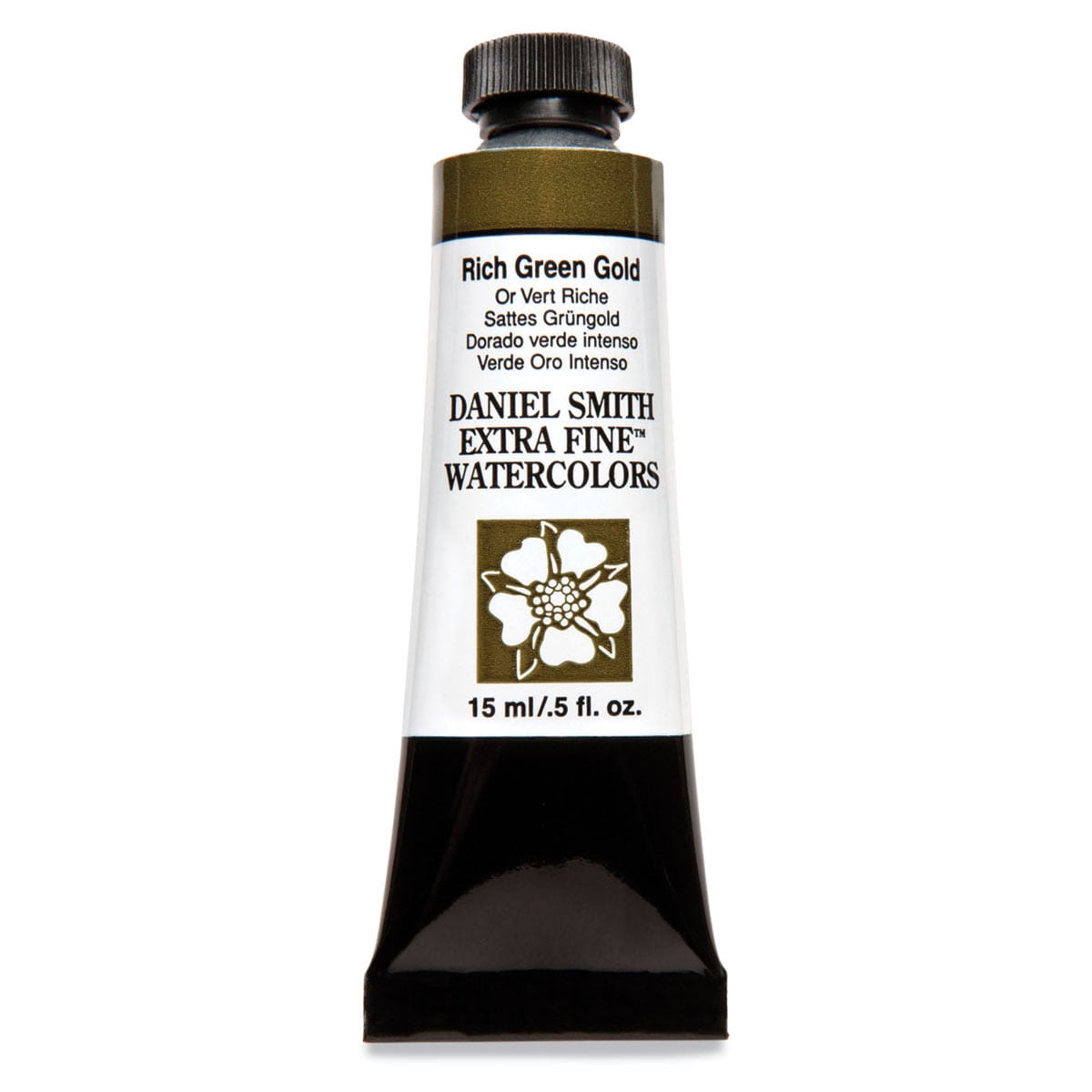 Daniel Smith Extra Fine Watercolor, 15 ml, Rich Green Gold