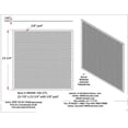 thumbnail image 3 of 2'x2' White Plastic Perforated Tile with 3/8" holes-2 Pack, 3 of 5