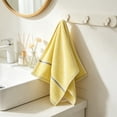 thumbnail image 4 of Hyknon Soft Hand Towels for Bathroom, 14x30" Absorbent Lightweight Quick Dry, Green Bath Face Towels, Reversible Washcloths for Kitchen Beach Gym Spa, 4 of 6