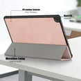 thumbnail image 5 of Dteck Case for Lenovo Tab M10 Case 10.1 Inch 3rd Gen 2022 (TB-328F),Magnetic Auto Sleep/Wake Leather Tri-fold Folio Slim Case Hybrid Kickstand Cover,Rosegold, 5 of 6