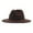 Coffee, variant on TBWNWG Classic Women's Fedora Panama Wool Hat with Wide Brim and Decorative Buckle Belt for Stylish Sun,Sizes One Size